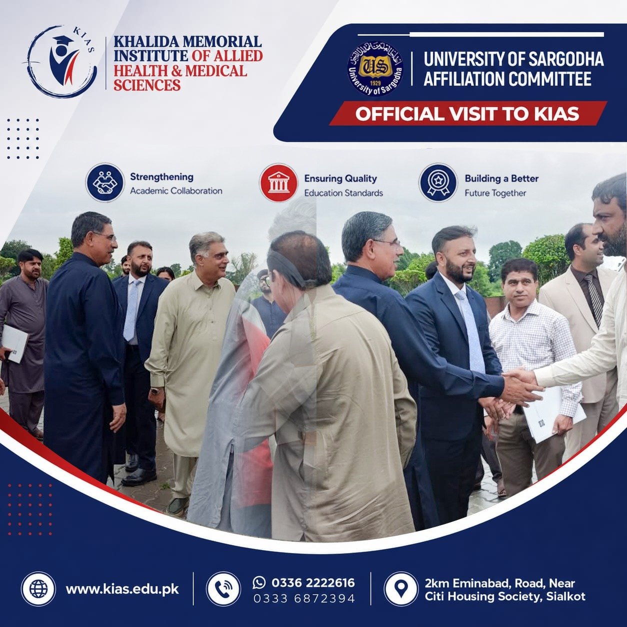 University of Sargodha Affiliation Committee Concludes Visit to KIAS photo
