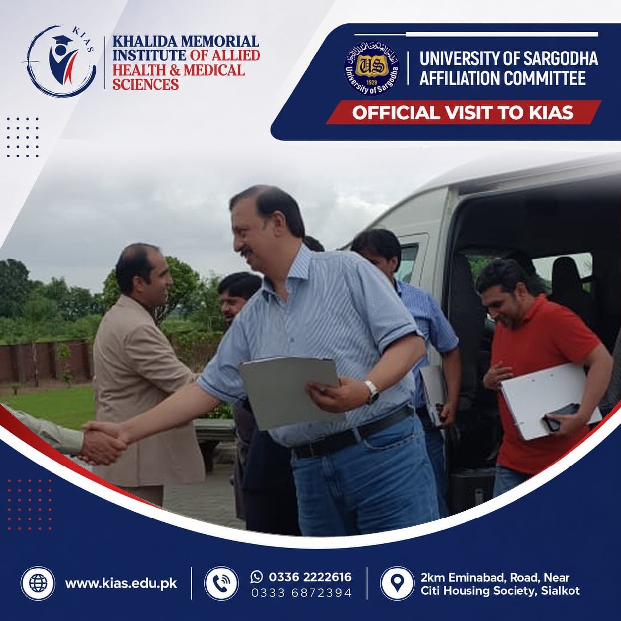 University of Sargodha Affiliation Committee Concludes Visit to KIAS