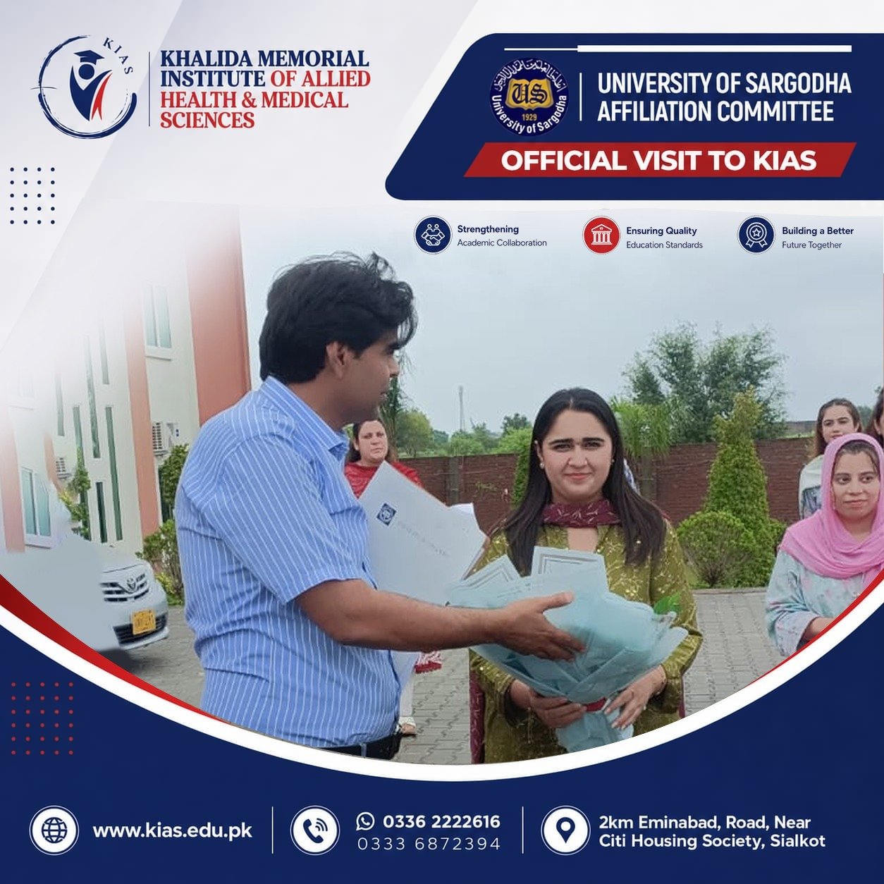 University of Sargodha Affiliation Committee Concludes Visit to KIAS photo